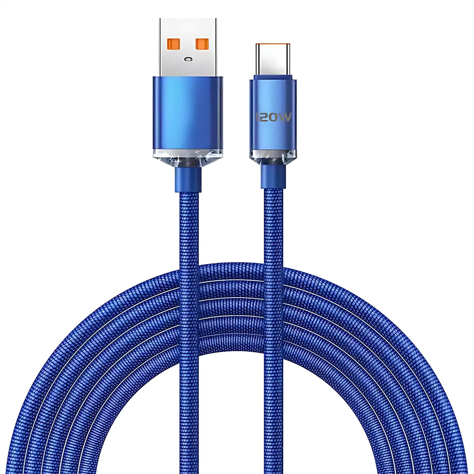 120W 6A Type C Cable Fast Charging and Data Transfer 1M/1.5M/2M