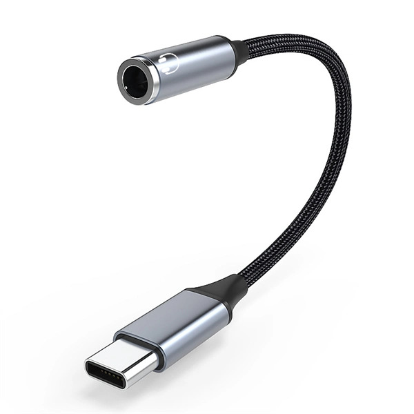2-in-1 USB-C to 3.5mm Audio & Charging Adapter – Headphone Jack Splitter with Fast Charge Support