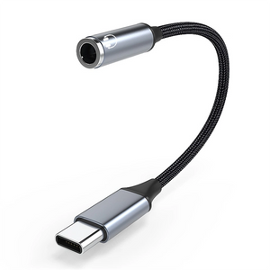 2-in-1 USB-C to 3.5mm Audio & Charging Adapter – Headphone Jack Splitter with Fast Charge Support