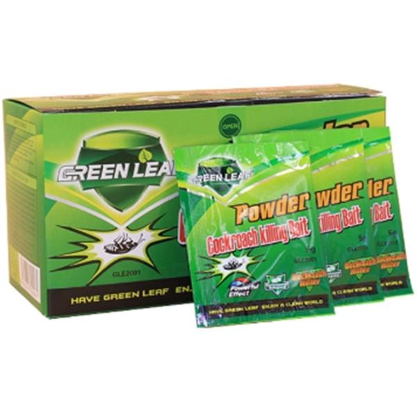 20-100 Packs Green Leaf Cockroach Control Powder Pest Killer Bait Repeller