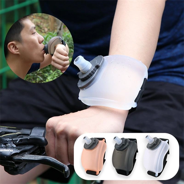 200ML Wrist Water Bottle – Hands-Free Hydration for Running, Cycling & Fitness