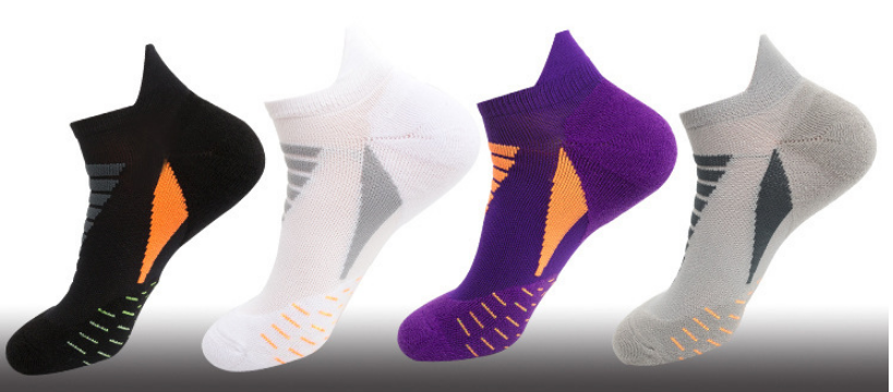 Quick Drying Sports Socks with Anti Slip and Thickened Towel Socks No Show Socks