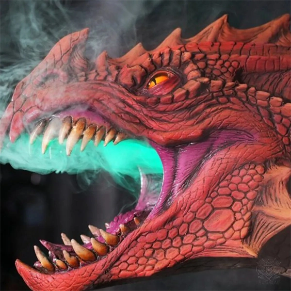 2025 3D Wall Mounted Dragon Sculpture with Illuminating Wall Glow Spray