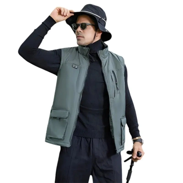 2025 Men’s Winter Heated Vest – 11-Zone Electric Heating Outdoor Jacket