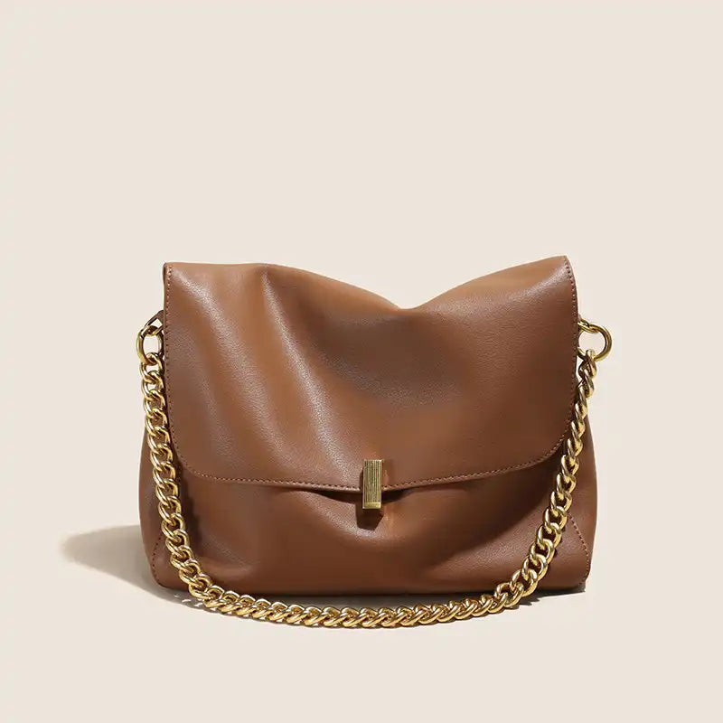2025 Minimal Chic Dual Mode Genuine Leather Crossbody Bag Shoulder Bag