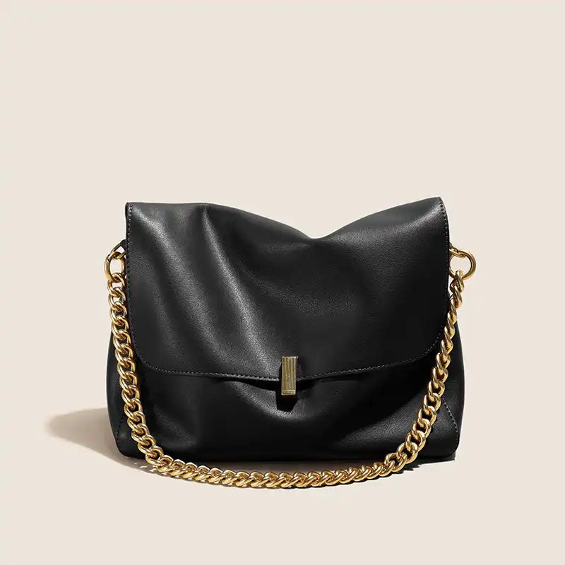 2025 Minimal Chic Dual Mode Genuine Leather Crossbody Bag Shoulder Bag