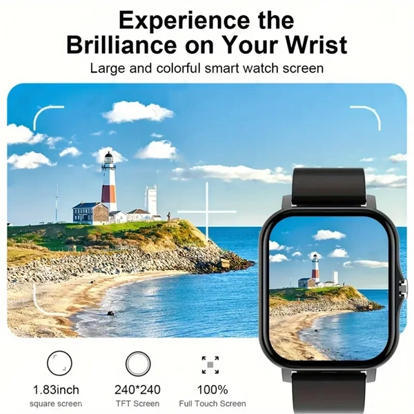 2025 Smart Watch Bluetooth Talking Blood Oxygen/Blood Pressure Monitor Smart Watch for Women Men Holiday Gift