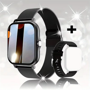 2025 Smart Watch for Men & Women - Bluetooth Call, Full Touch Screen, Heart Rate Monitor, Fitness Tracker, Sports Watch, Perfect Gift