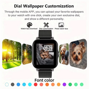 2025 Smart Watch for Men & Women - Bluetooth Call, Full Touch Screen, Heart Rate Monitor, Fitness Tracker, Sports Watch, Perfect Gift