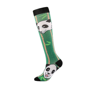 ROYALUCK Compression Socks Cartoon Pattern Sports Football Running Socks Stretch Socks