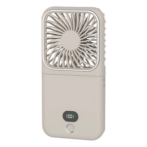 3-in-1 Foldable Personal Fan with Built-in Makeup Mirror Handheld & Wearable for Women