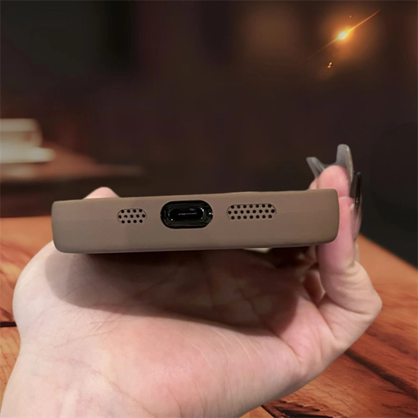 3D Heart Matte Phone Case – Full Camera Protection, Skin-Friendly Cover for iPhone 17