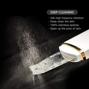 4-Speed Ultrasonic Facial Cleanser - Rechargeable Exfoliating Device