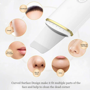 4-Speed Ultrasonic Facial Cleanser - Rechargeable Exfoliating Device