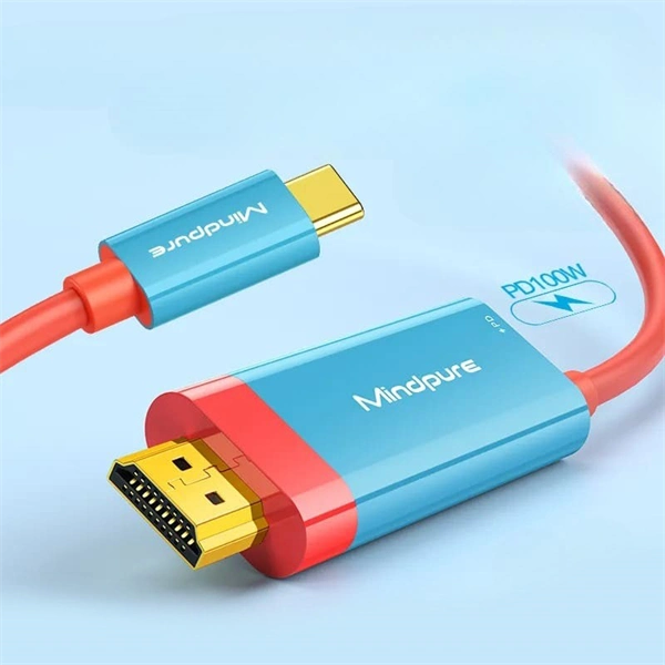 4K Type-C to HDMI Cable – Seamless Screen Mirroring for Switch, Smartphones & Computers