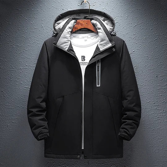 8-Zone Smart Heating Jacket Outdoor Ski Parka - USB-Powered & Weatherproof