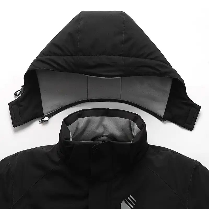 8-Zone Smart Heating Jacket Outdoor Ski Parka - USB-Powered & Weatherproof