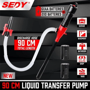 Battery Powered Electric Fuel Transfer Pump with Nozzle – Easy Vehicle Fuel Extraction