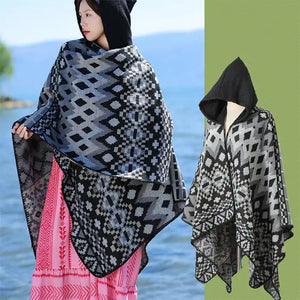 Bohemian Ethnic Style Cape Shawl