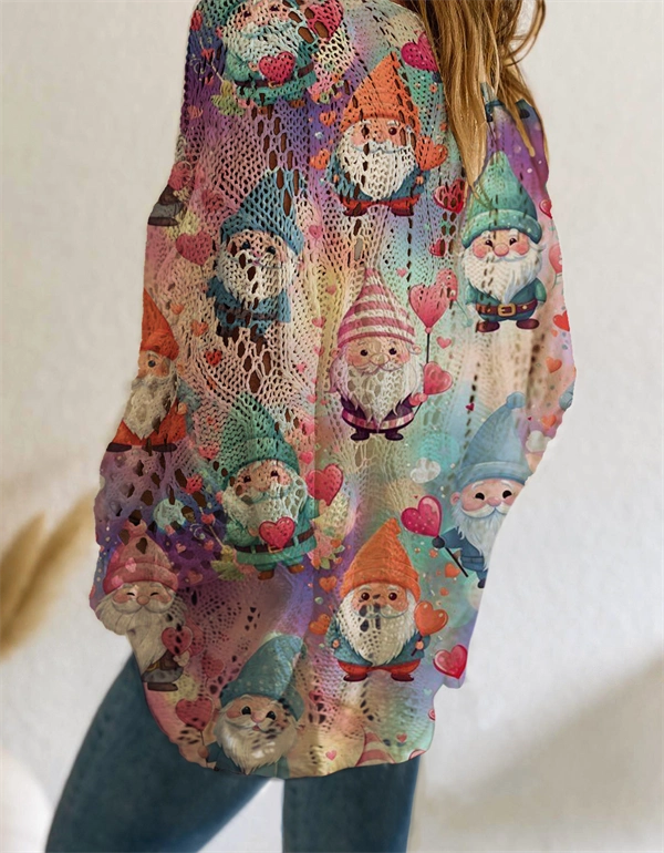 Christmas Tree & Snowman Sweater - Festive Holiday Knit Top