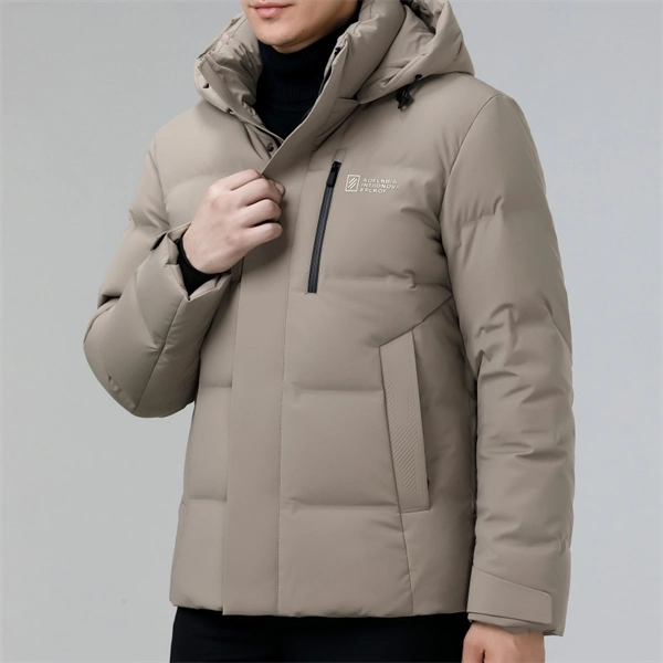 Classic Men's Winter Down Jacket - Thick, Insulated & Water-Resistant