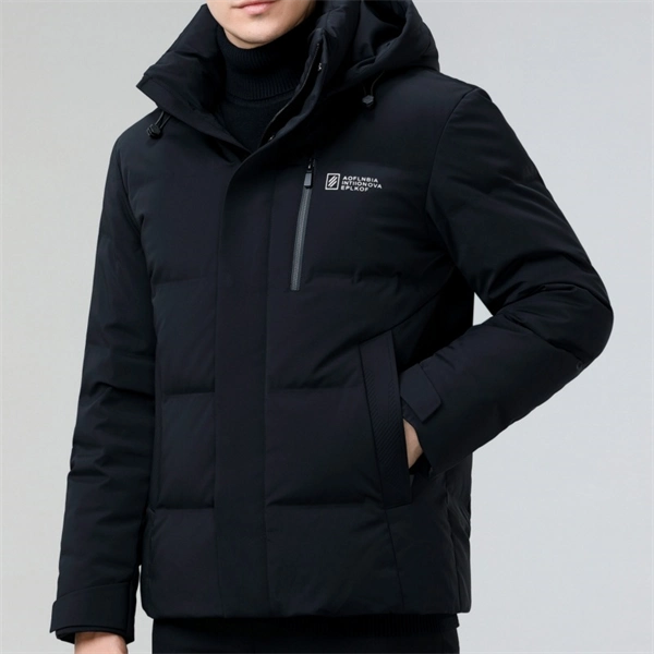 Classic Men's Winter Down Jacket - Thick, Insulated & Water-Resistant