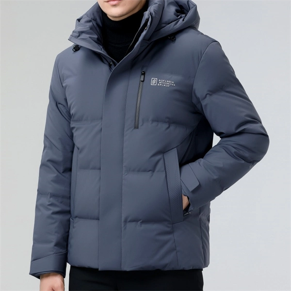 Classic Men's Winter Down Jacket - Thick, Insulated & Water-Resistant