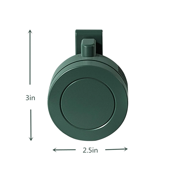 Clip-on Waist Fan with 900mAh Battery Hands-Free Portable Cooling for Outdoor Work