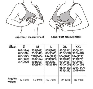 Comfort Support Zip Front Sports Bra - Women's Removable Padding, Gym Yoga