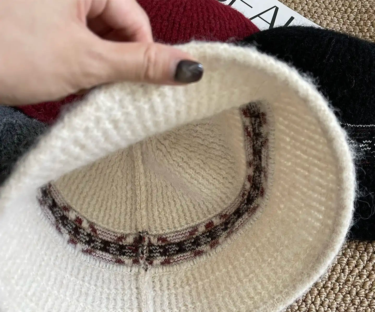 Cozy Cable Knit Bucket Hat for Winte