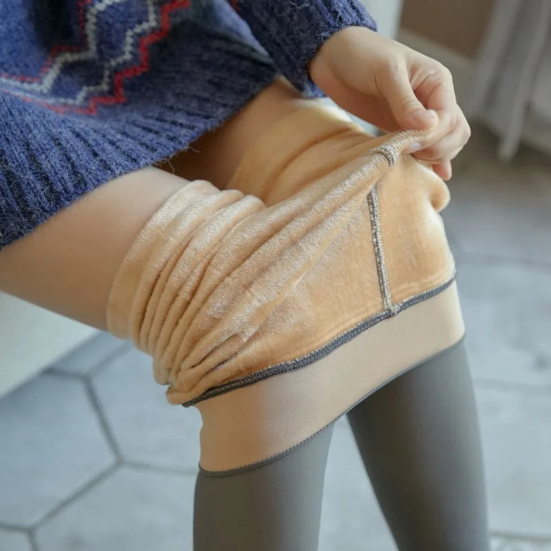 Cozy Fleece Thermal Leggings for Women