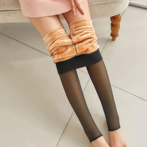 Cozy Fleece Thermal Leggings for Women