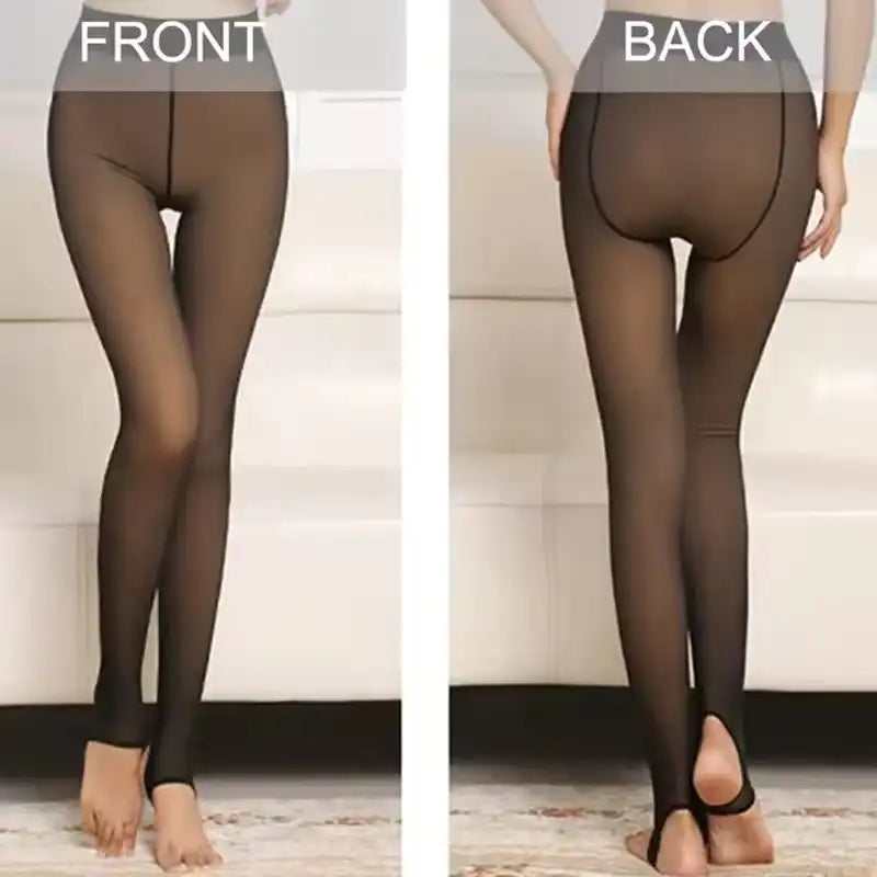 Cozy Fleece Thermal Leggings for Women