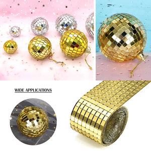 DIY Creative Mirror Glass Mosaic Stickers for Wall Decoration