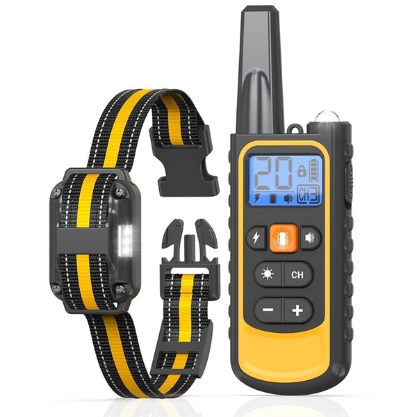 Dog Training Collar – 3000FT Remote Rechargeable Shock Collar for Pets