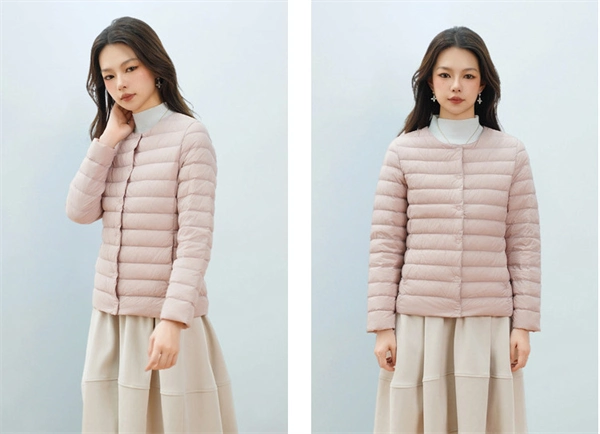 90% Down Filled Jacket - Women's Long Sleeve Winter Outerwear