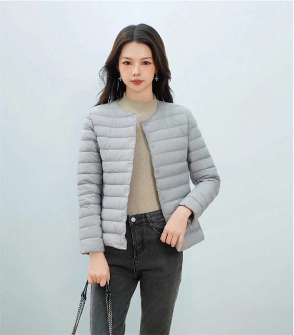 90% Down Filled Jacket - Women's Long Sleeve Winter Outerwear