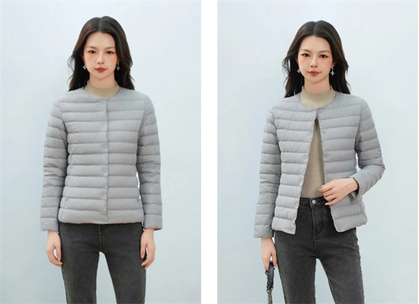 90% Down Filled Jacket - Women's Long Sleeve Winter Outerwear