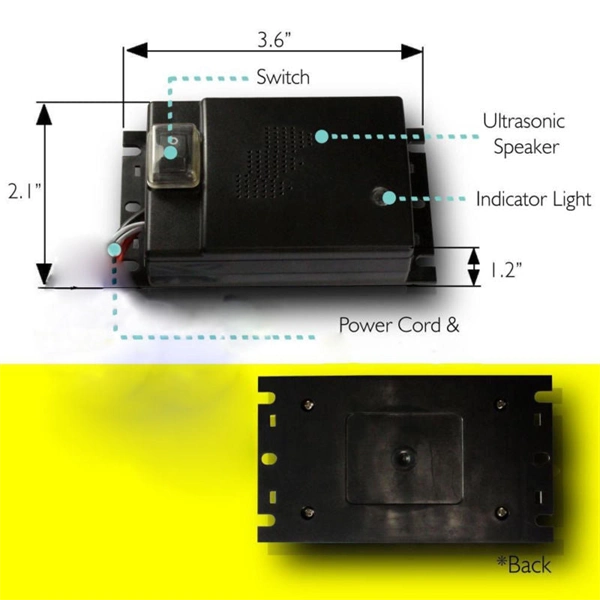 Effective Ultrasonic Car Mice Repeller - Removes in 48 Hours