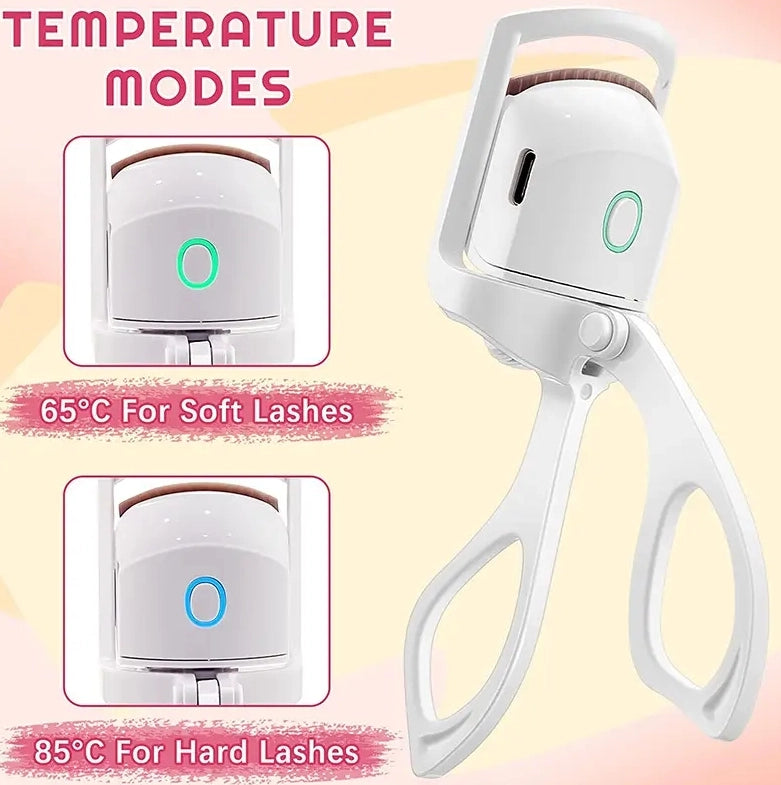 USB Rechargeable Electric Eyelash Curler Heated Eyelash Curler Rechargeable