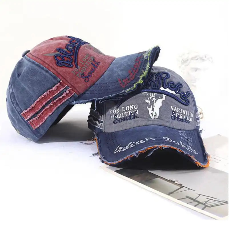 Faded Memories Embroidered Cotton Ball Cap
