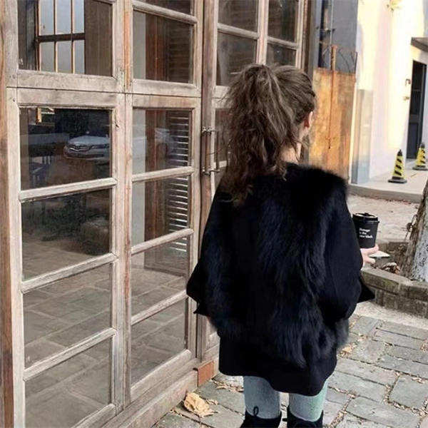 Female Faux Fur Vest – Sleeveless Short Waistcoat, Vintage Autumn & Winter Outerwear
