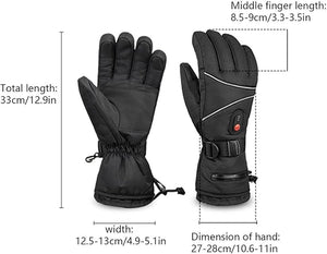 Rechargeable Heated Gloves Battery Heated Ski Gloves