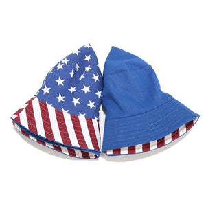 Unisex American Flag Summer Beach Sun Cap for Women Men