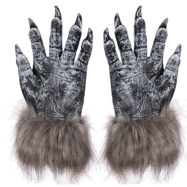 Halloween Devil & Werewolf Gloves – Realistic Wolf Claw Cosplay Costume Accessories