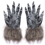 Halloween Devil & Werewolf Gloves – Realistic Wolf Claw Cosplay Costume Accessories