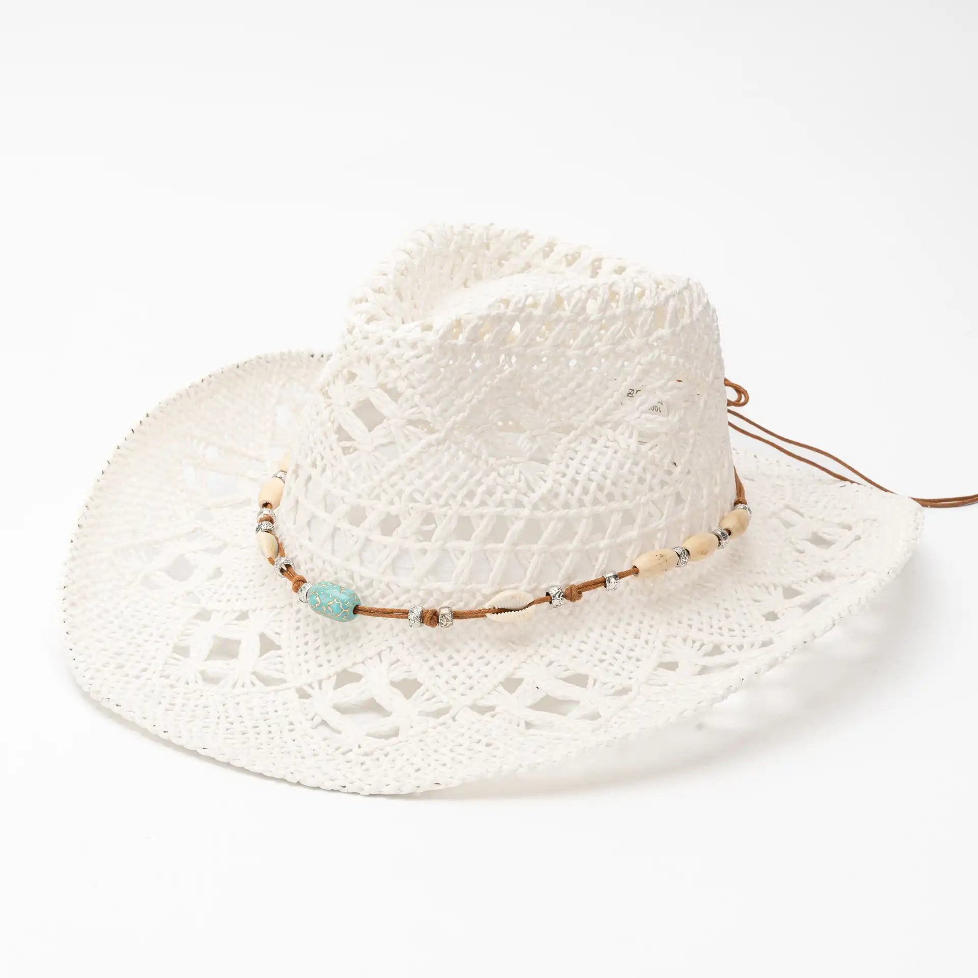 Hand-woven Women's Straw Cowboy Hat