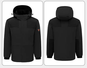 Heated Jacket Waterproof USB Hooded Men Women Outdoor
