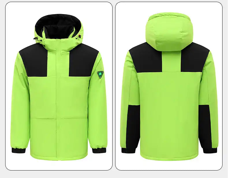 Heated Jacket Waterproof USB Hooded Men Women Outdoor