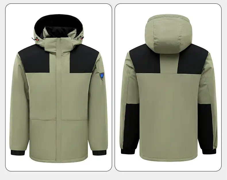 Heated Jacket Waterproof USB Hooded Men Women Outdoor